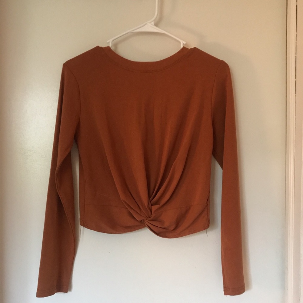 Long sleeved crop too